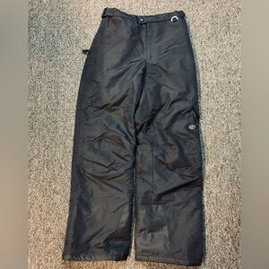Kids black snow pants